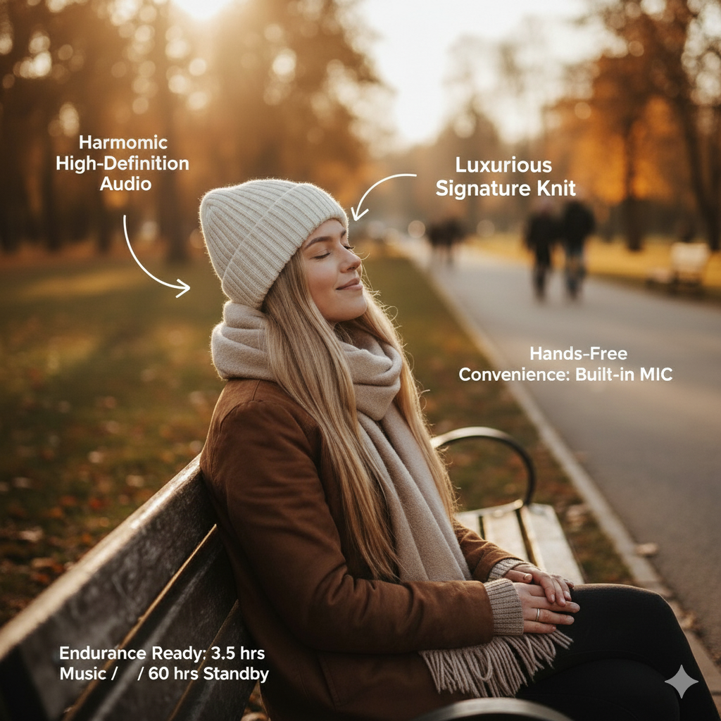 Zenith X Signature Knit Beanie: V5.0 Smart Headwear